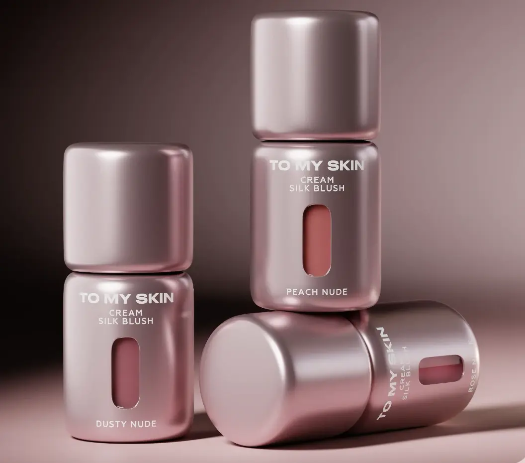 Кремовые румяна TO MY SKIN Cream Silk Blush: Dusty Nude, Peach Nude и Rose Nude