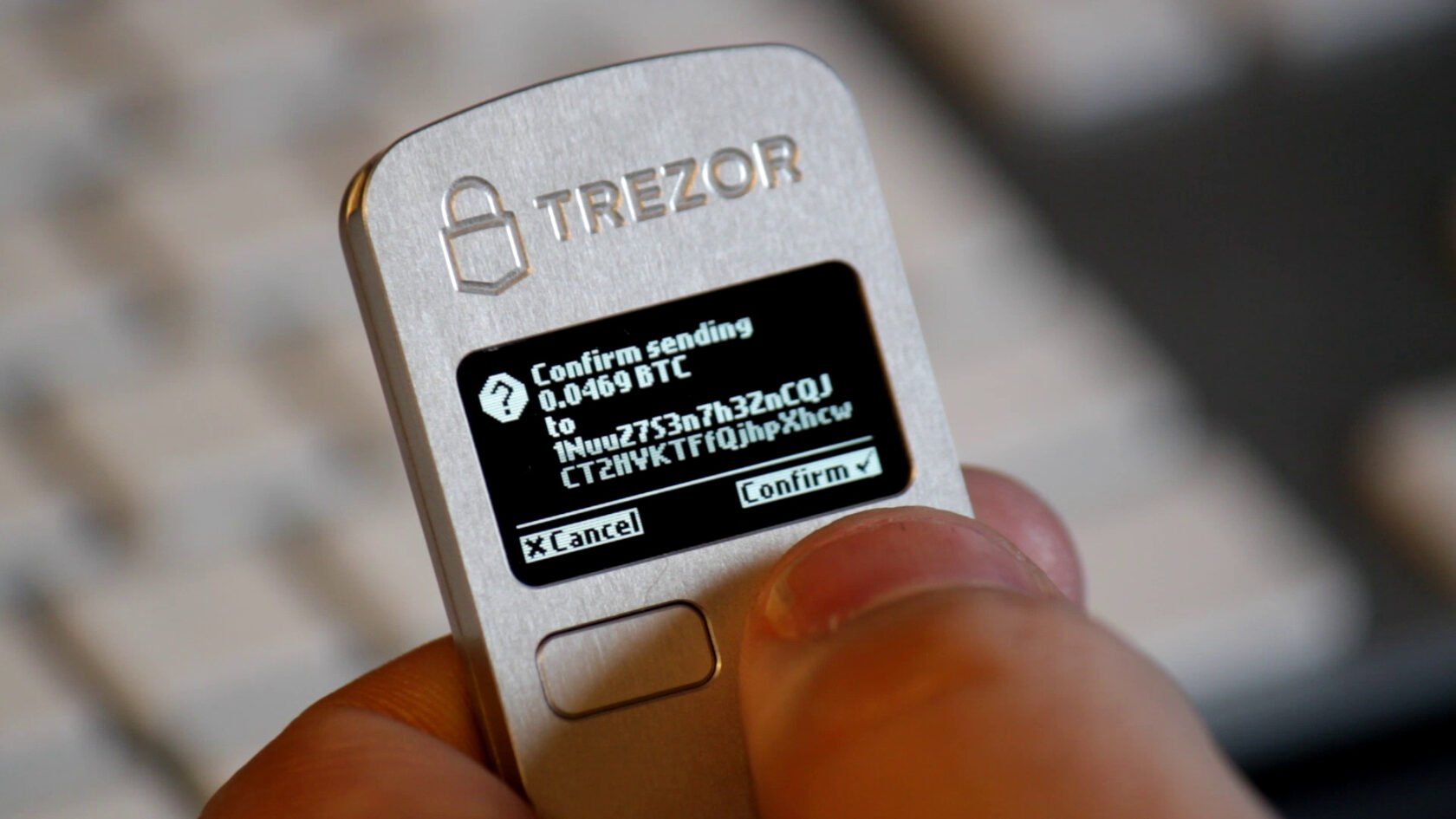 Sitio web de la billetera de criptomonedas Trezor