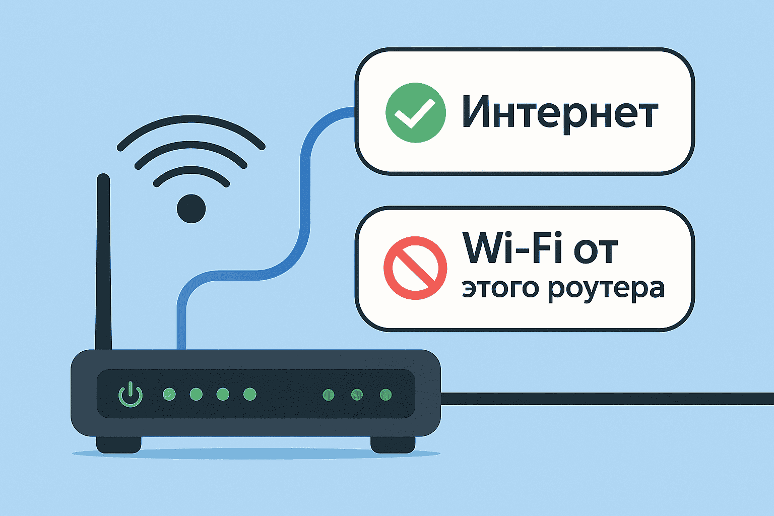Нет интернета по Wi-fi