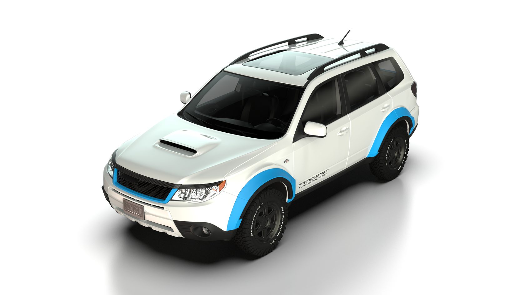 Fender Flares Set / Wide Body Kit Active Vacation SUBARU FORESTER SH 07-14