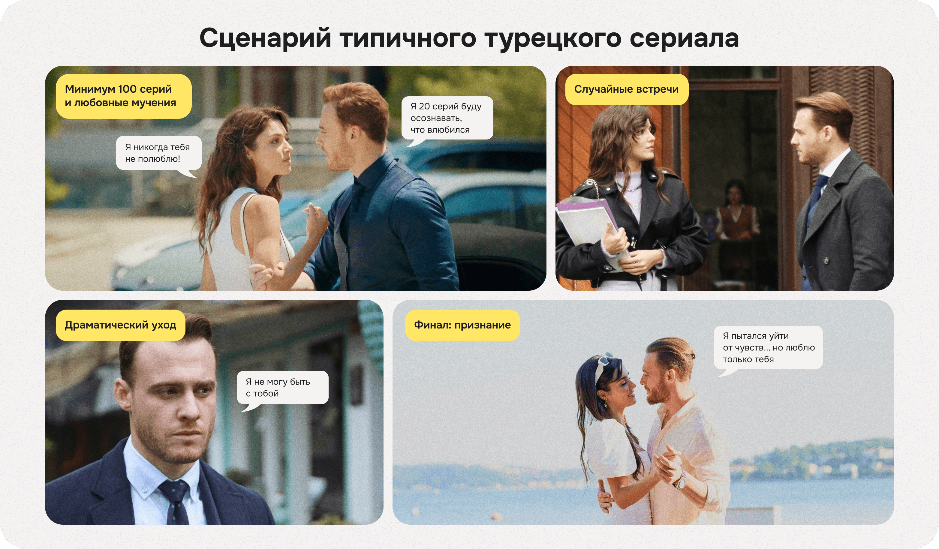 сценарий типичного турецкого сериала