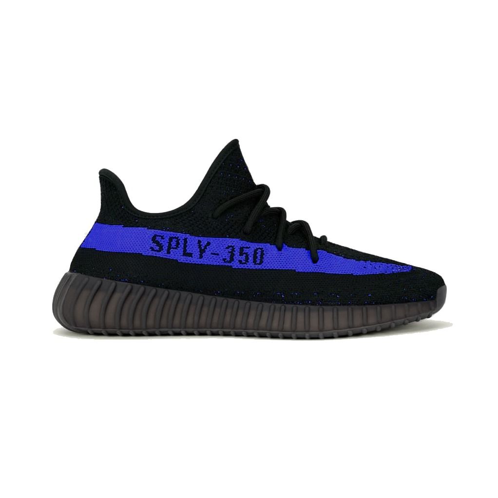 yeezy black and blue