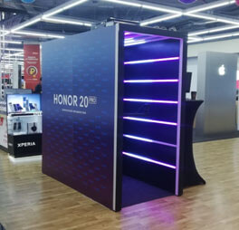 неоновый туннель в ТРЦ Океания аренда