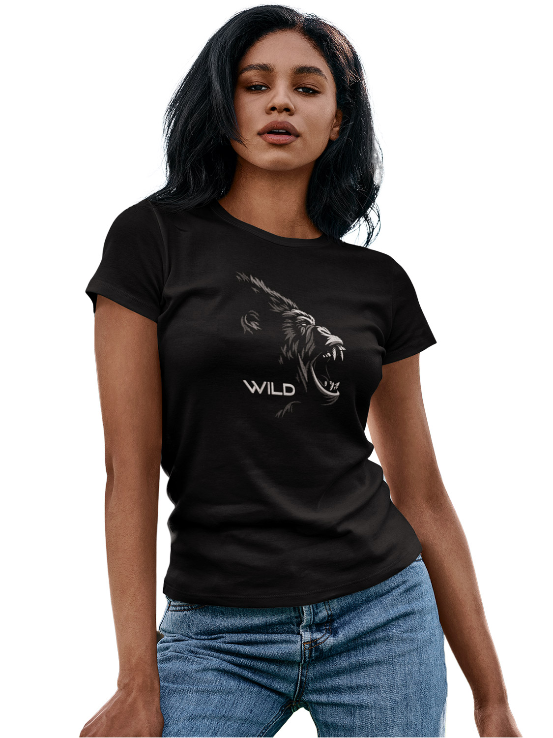 Сила природы в серии WILD BLACK - Горилла | Модная одежда