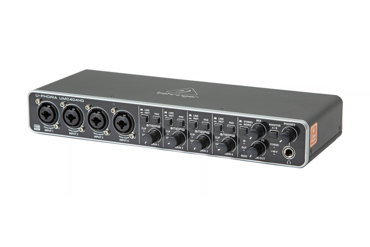 Внешняя звуковая карта с usb behringer umc404hd