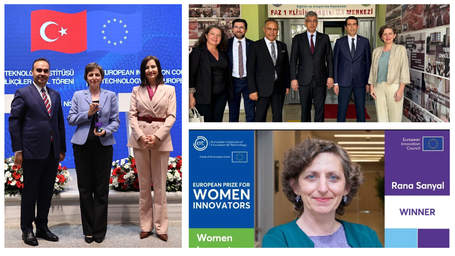 Prof. Sanyal with EU Commissioner for Research and Innovation