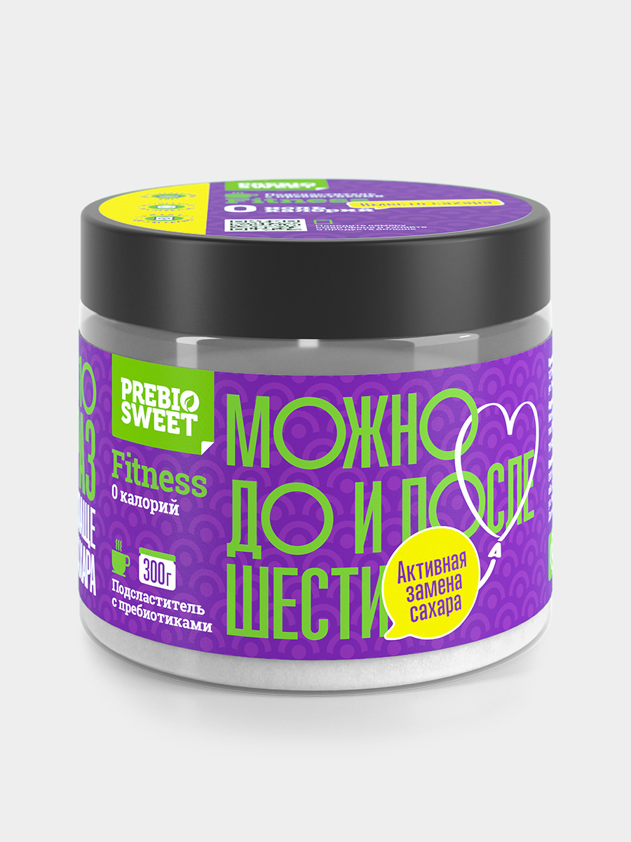 Сахарозаменитель Пребиосвит Фитнес 300 г, в банке | Купить заменитель ...