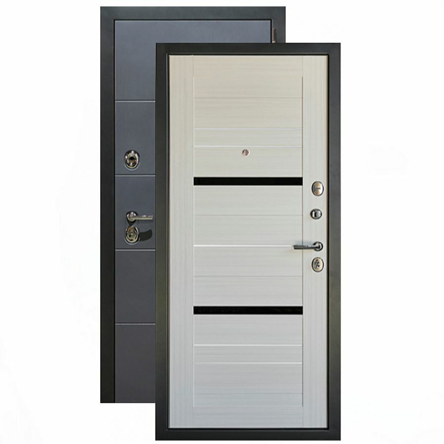 Дверь входная металлическая 3К Альберто Грей / Сандал