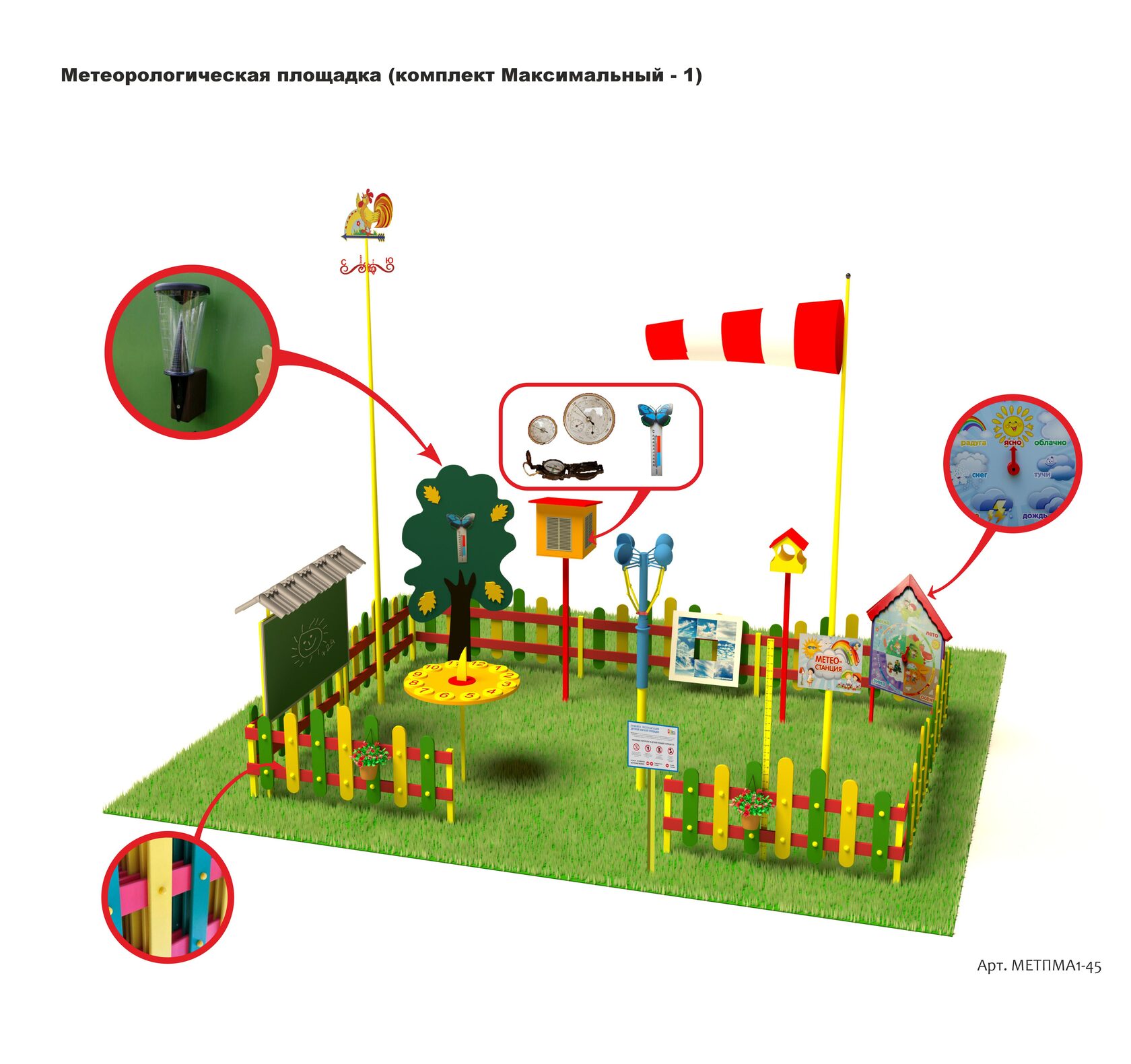 Метеостанция для ДОУ комплект максимум