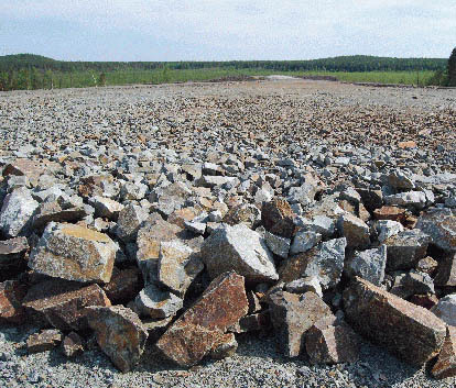 Скальный грунт фр. 0-300 (0-500). ИНЕРТНЫЕ МАТЕРИАЛЫ. Сыпучие строительные материалы - ТК СНАБ