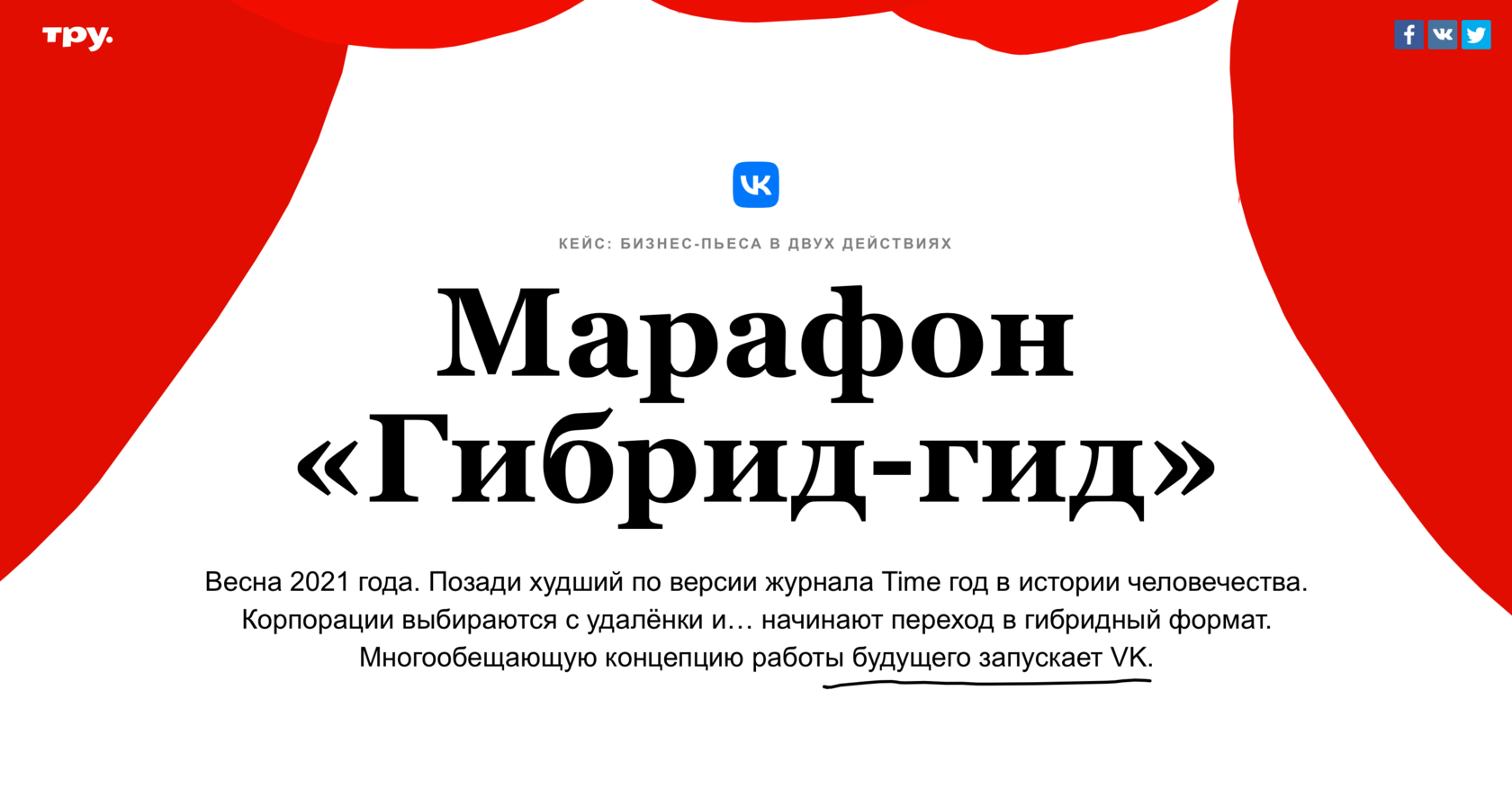 Марафон «Гибрид-гид» в бизнес-пьесе