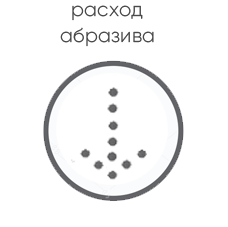 Расход абразивных частиц
