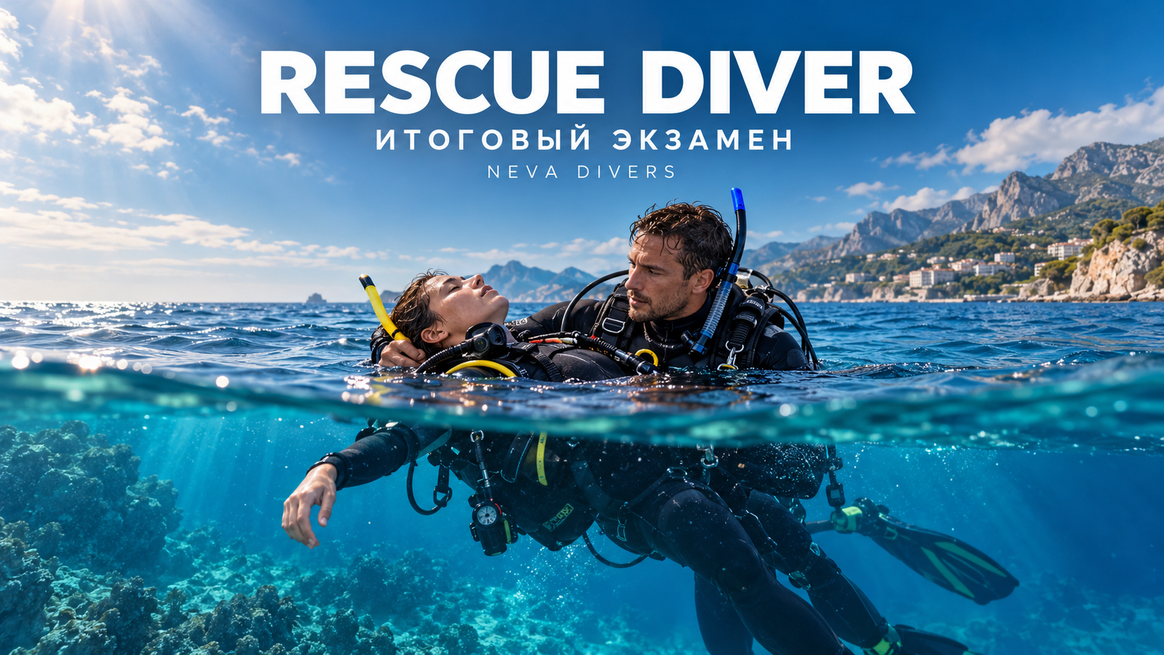 Rescue Diver — итоговый экзамен Нева-Дайверс