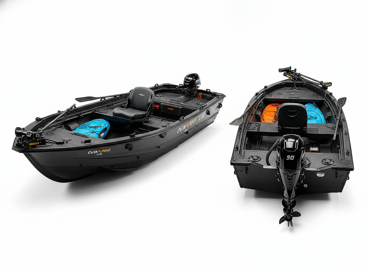 маленькая моторная лодка из HDPL 