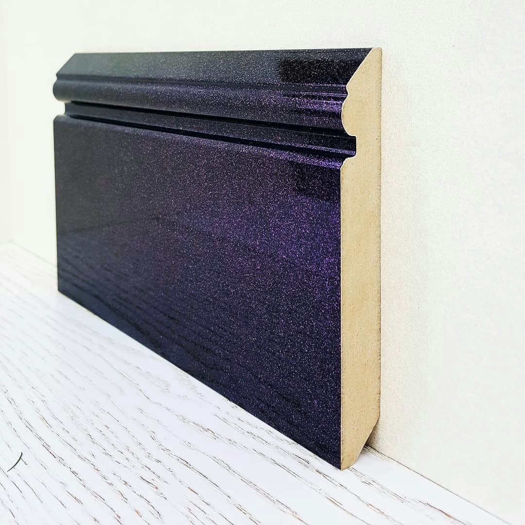 Крашеный плинтус из МДФ по доступной цене.