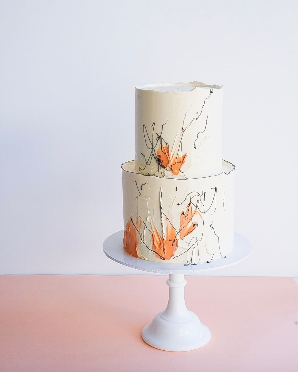 Floral Appliqué Cake Design – Maggie Austin Cake