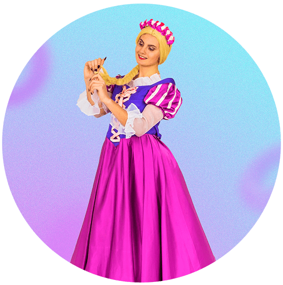 Аниматор  принцесса рапунцельв Москве