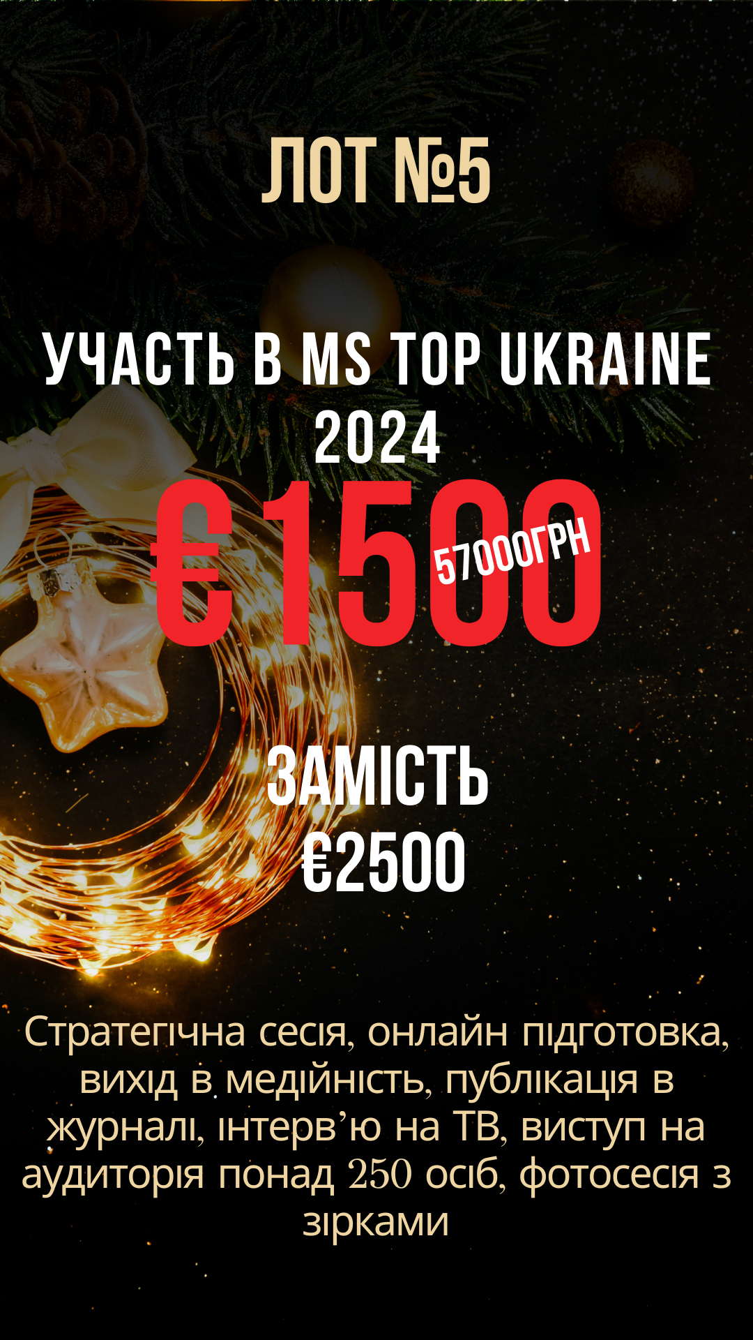 Участь в Ms Top Ukraine 2024