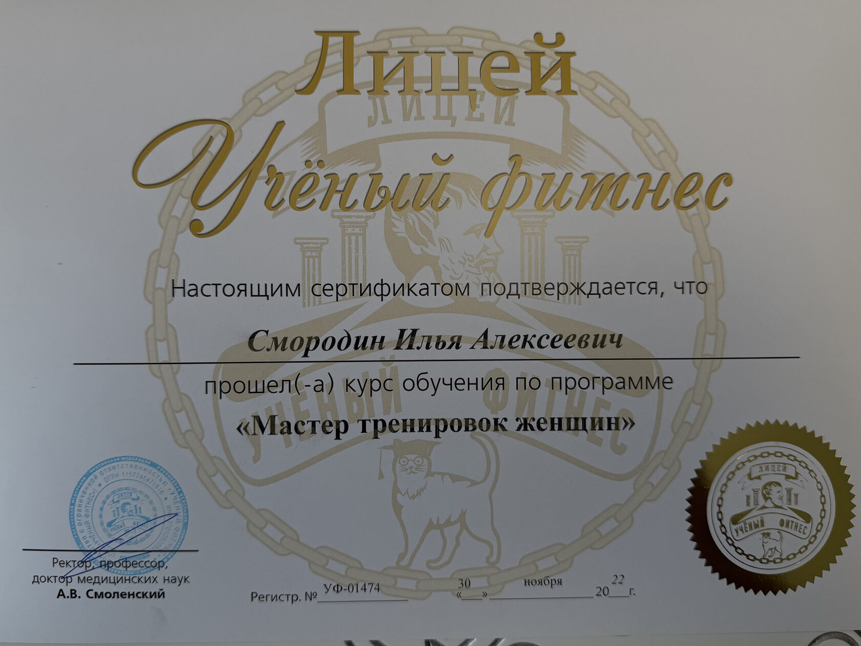Диплом или сертификат, оригинальное изображение