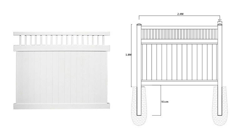 Wholesale PVC Fence Picket Privacy Australia Brisbane
