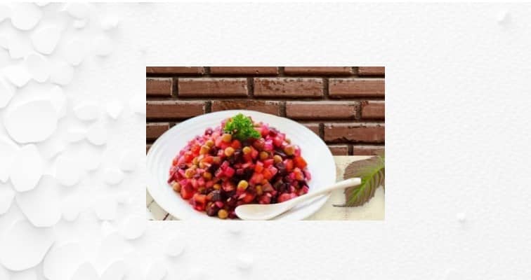 Приготовление винегрета на сковороде за 5 минут: шаг 13