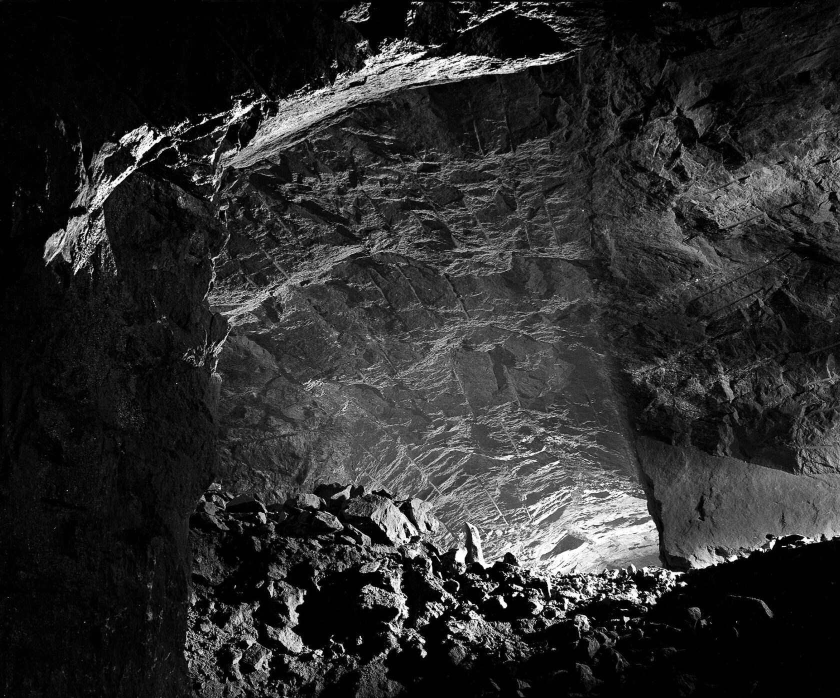 Underground Mine 3. Magnezit. Russia. 4x5 BW Negative. 2012