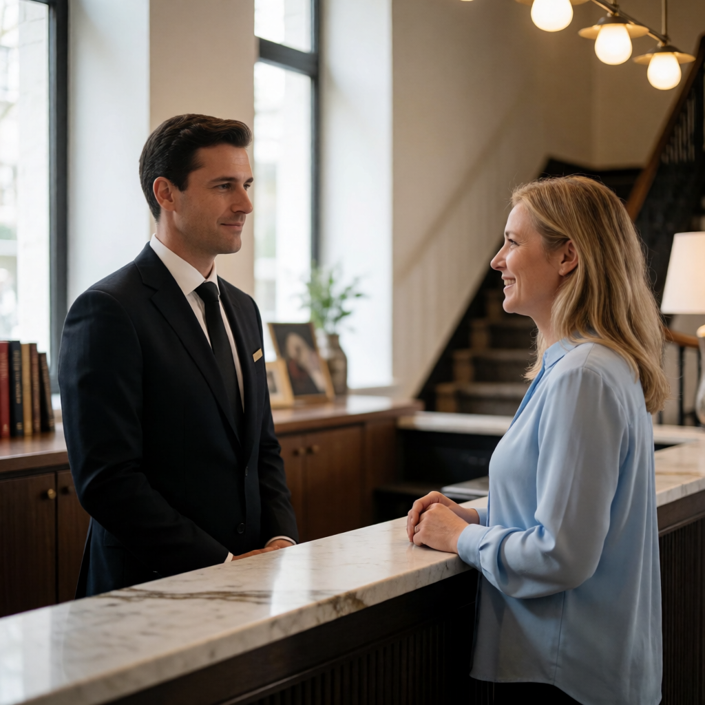 Hotel Reception Desk