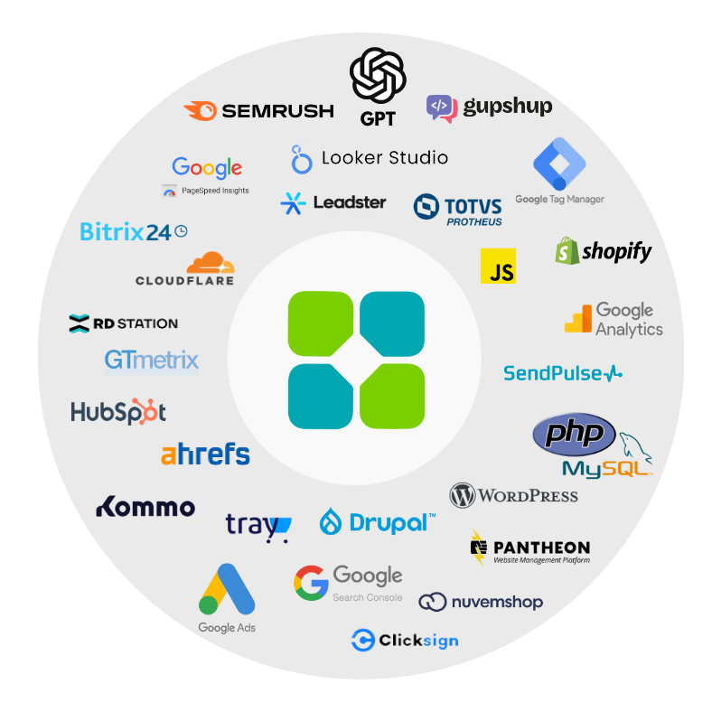 Somos uma empresa MarTech (Marketing + Tecnologia) Bytebio