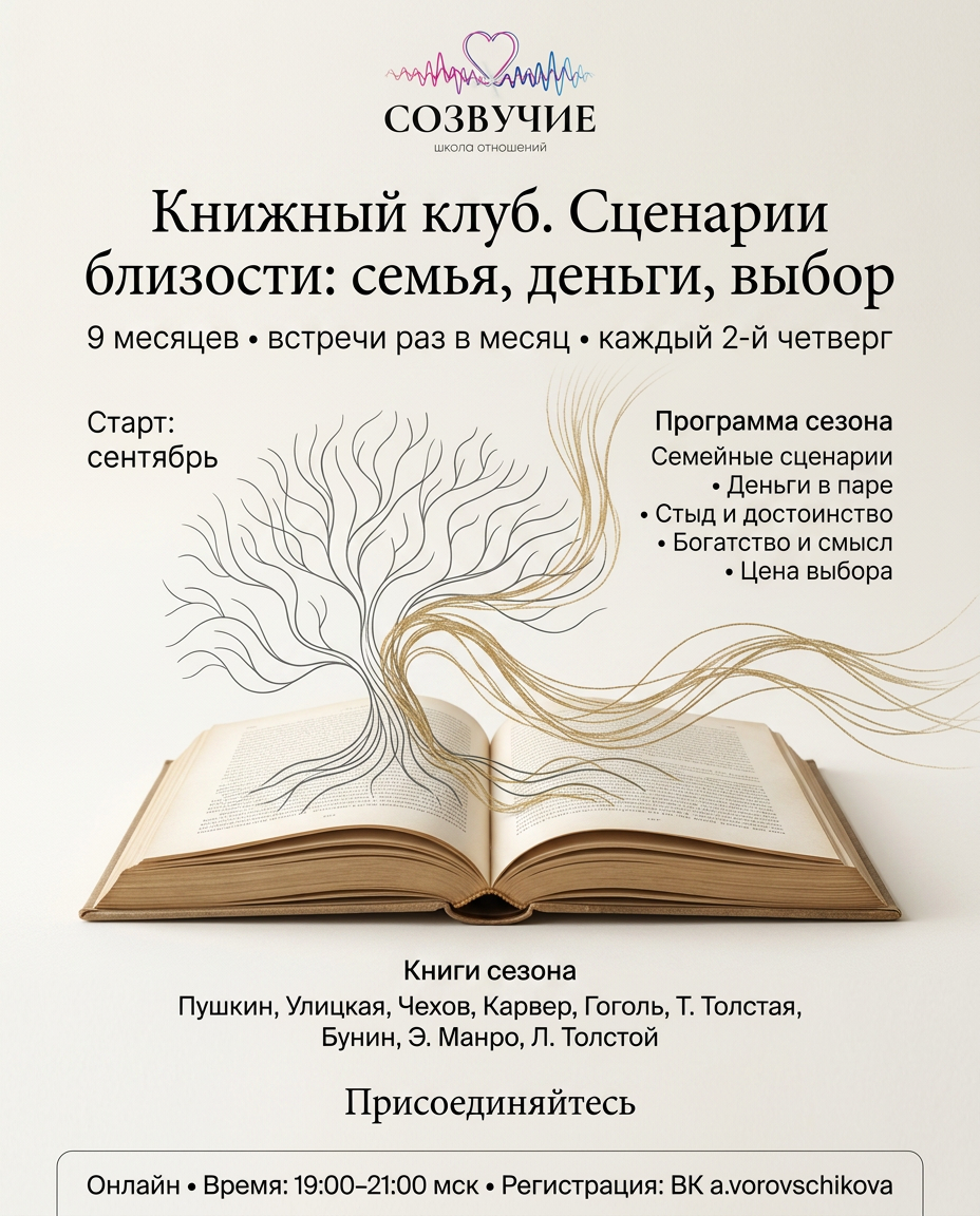 Книжный клуб Сценарии близости