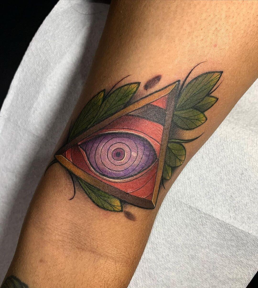 Татуировка в виде глаза