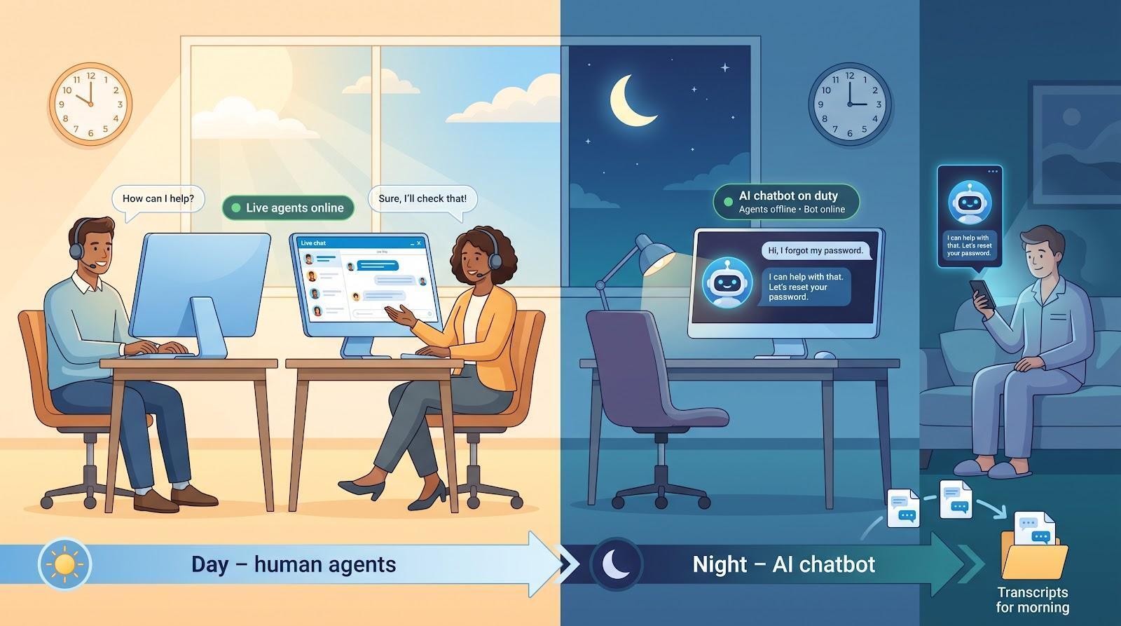 Round-the-clock coverage without round-the-clock staffing