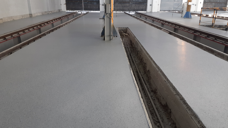 наливной пол для паркинга