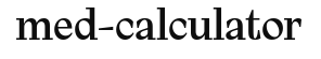 Медицинские онлайн-калькуляторы
