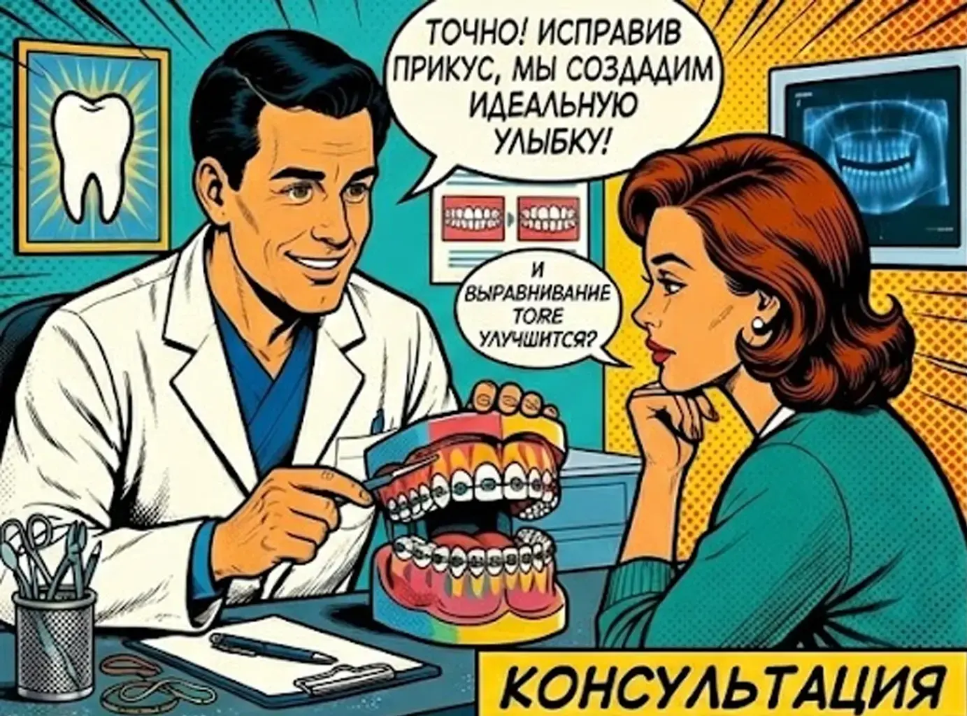 Консультация врача-ортодонта