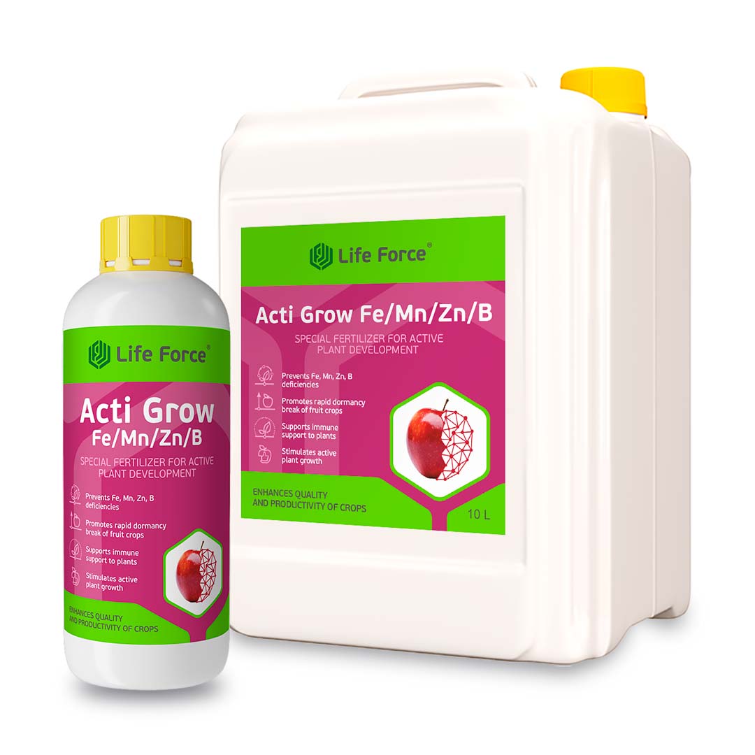 Life Force Acti Grow Fe/B/Zn/Mn - special liquid fertilizer for