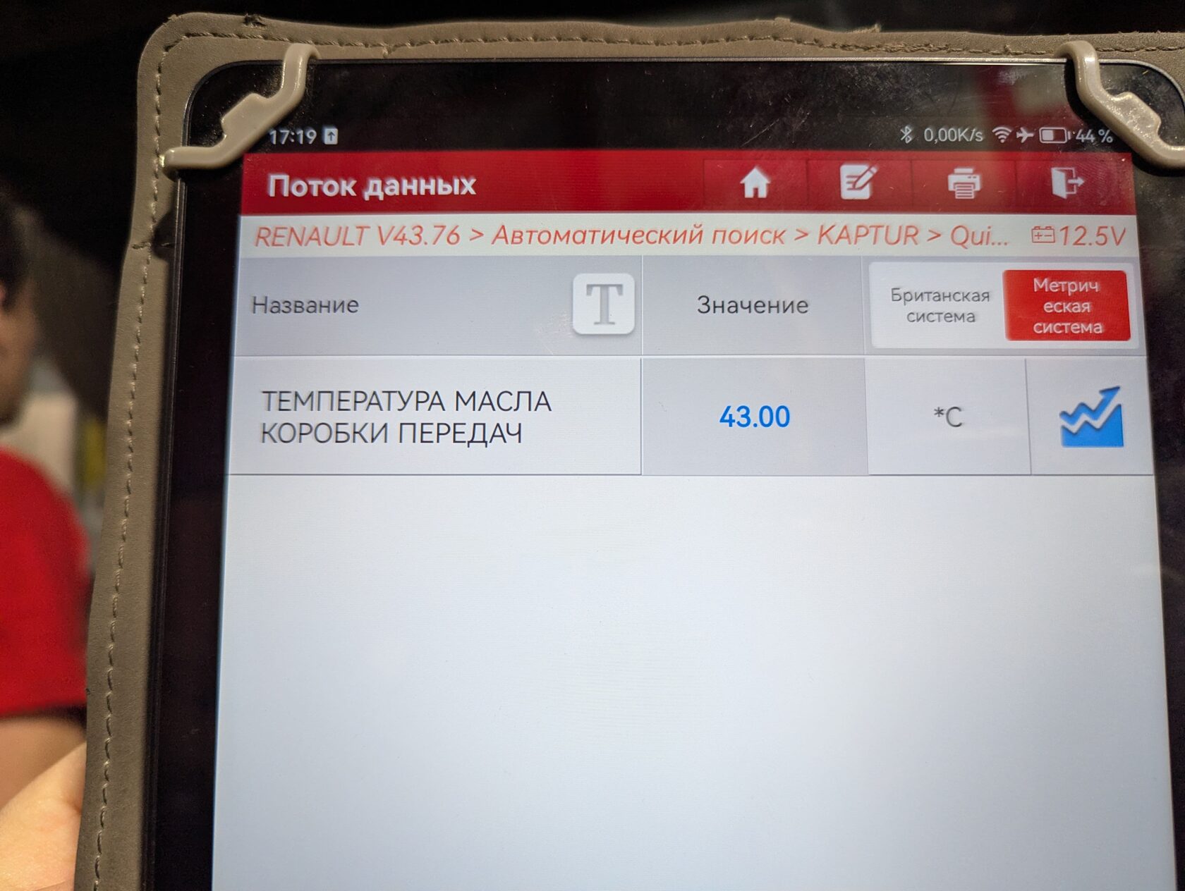 Диагностика Renault Kaptur сканером