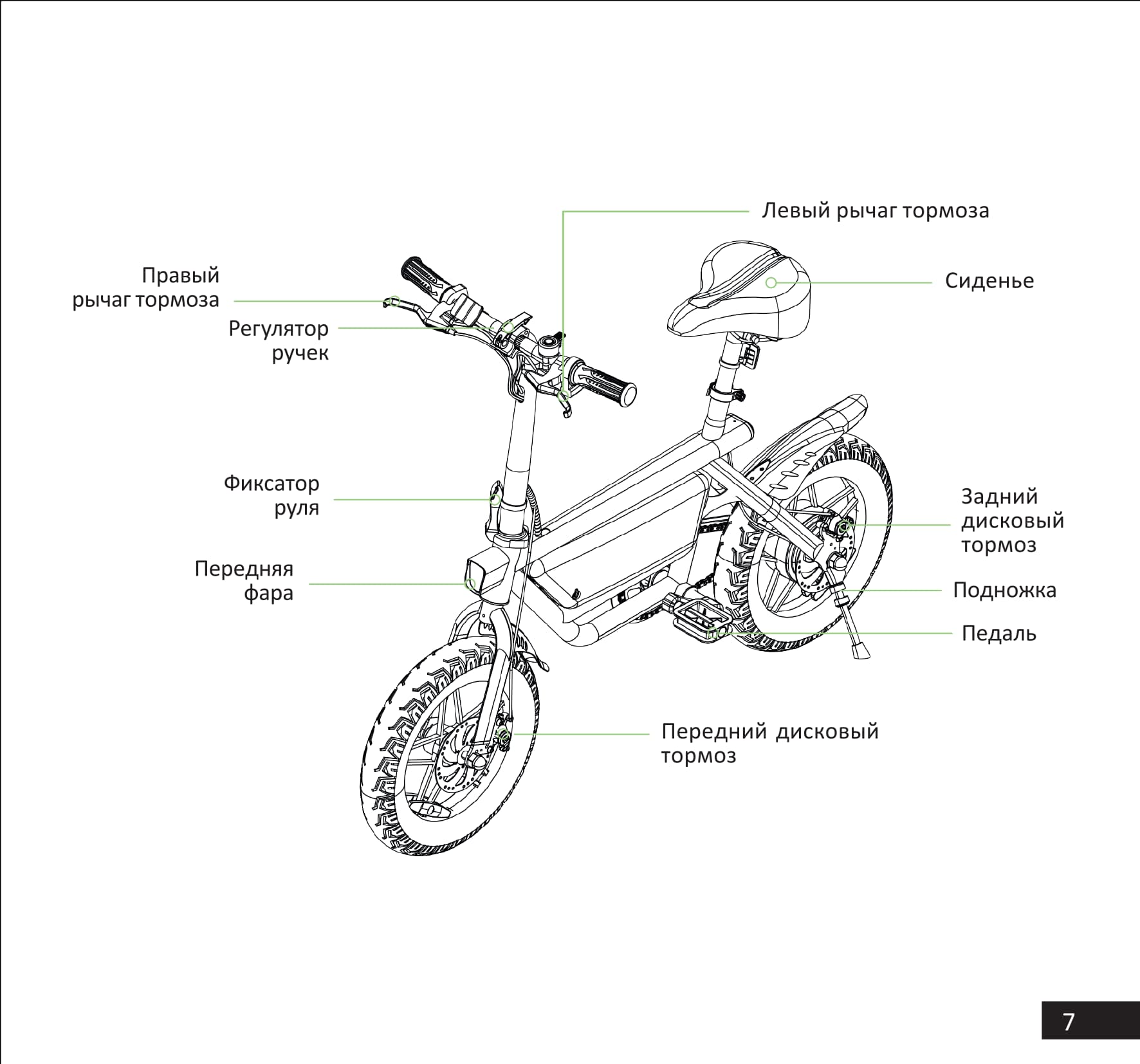 Инструкция к электровелосипеду Kugoo V1 Plus