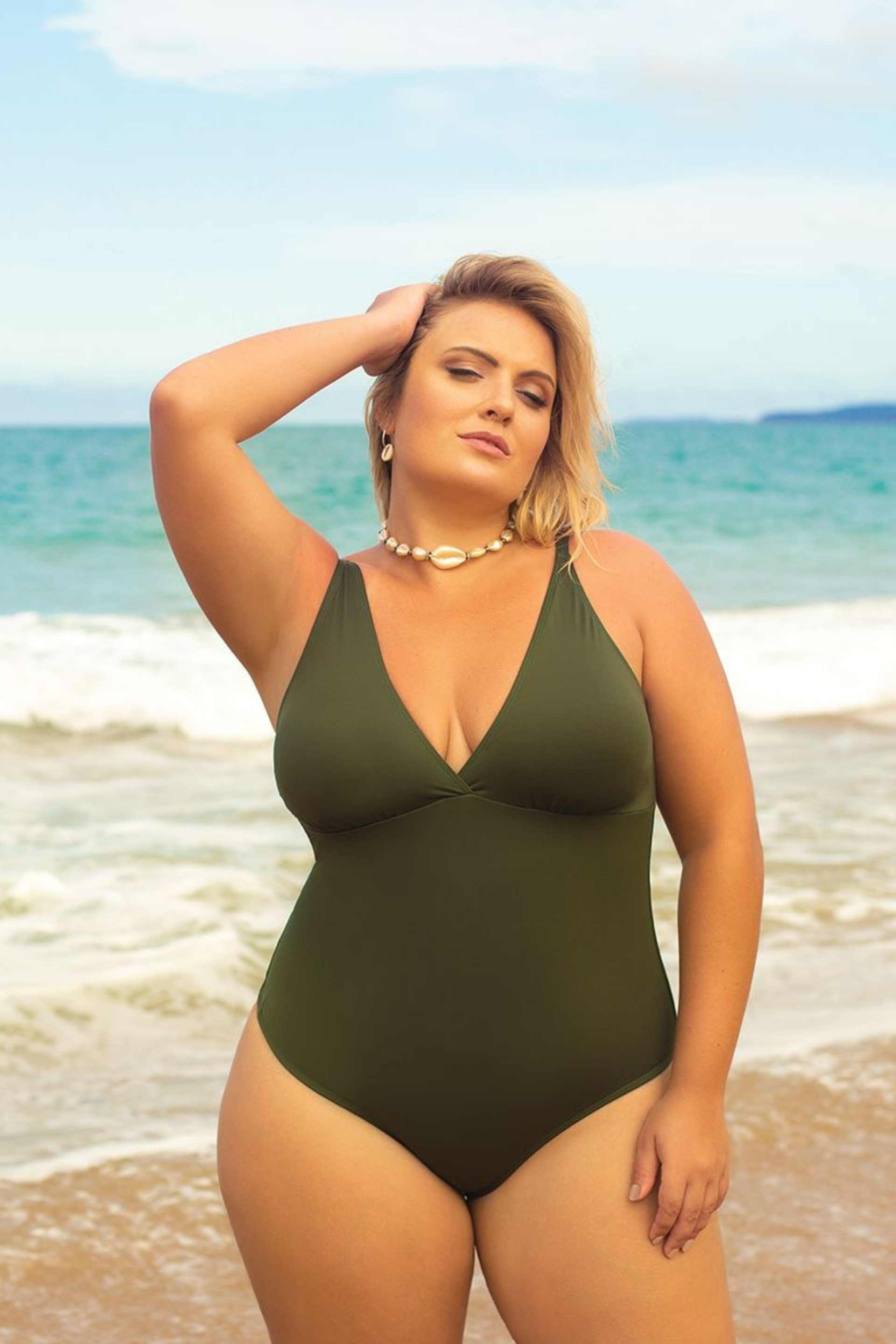 Купальник слитный Maryssil plus size - MARYSSIL