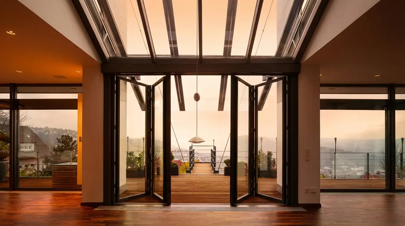 Складные двери гармошка FS портал