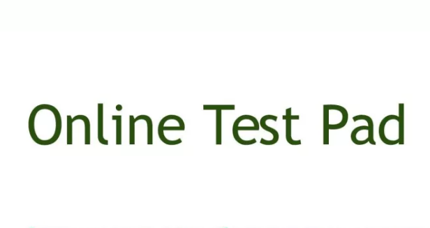 On line test pad
