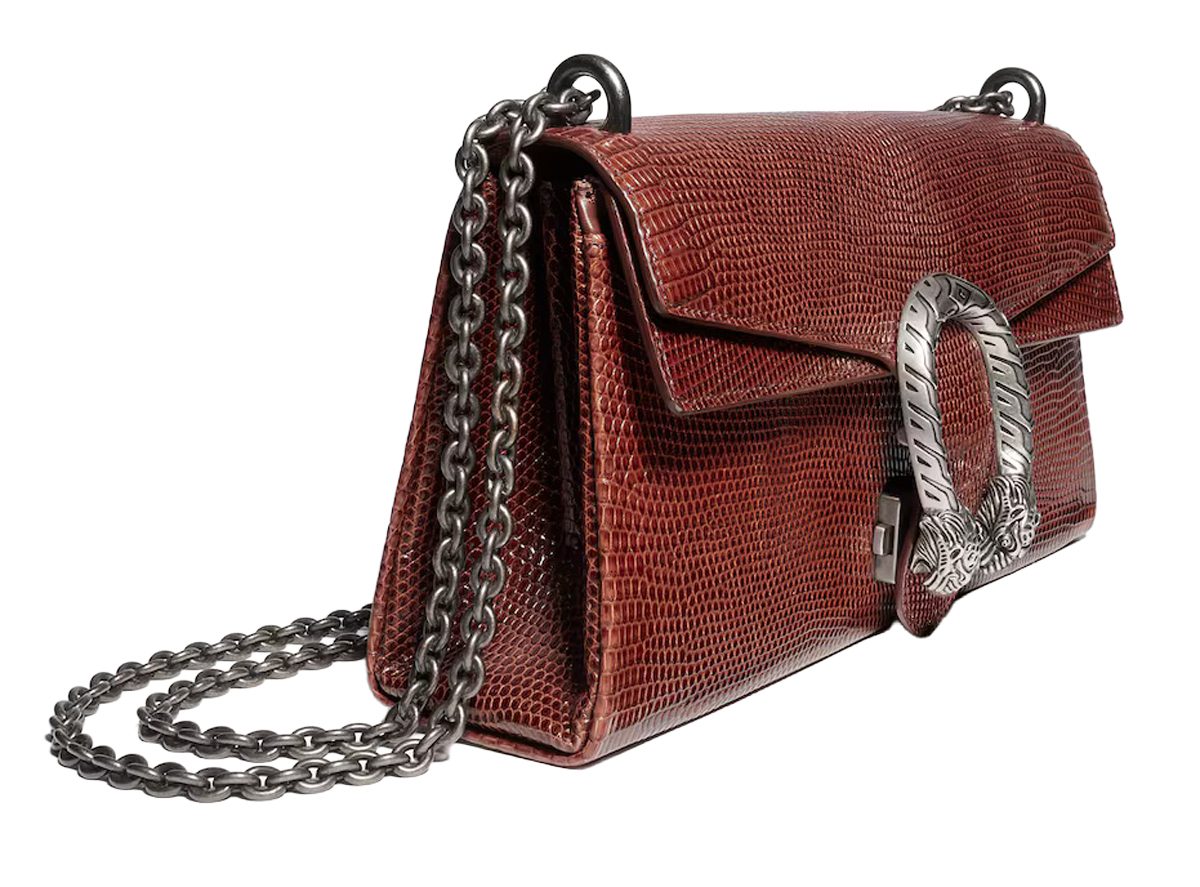 Gucci Dionysus lizard medium shoulder bag