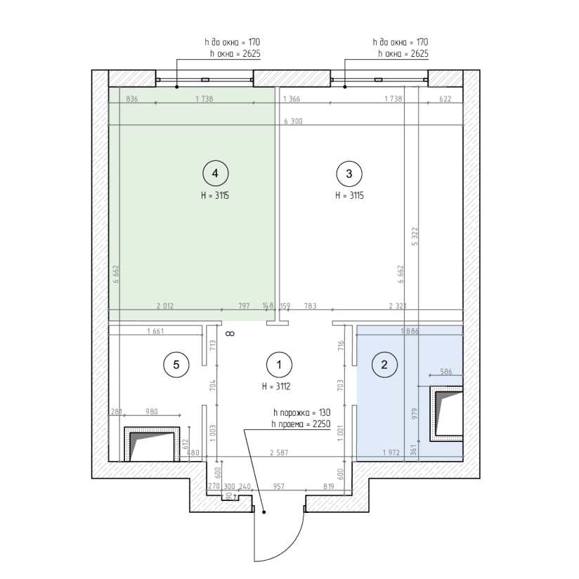 Обмерный план