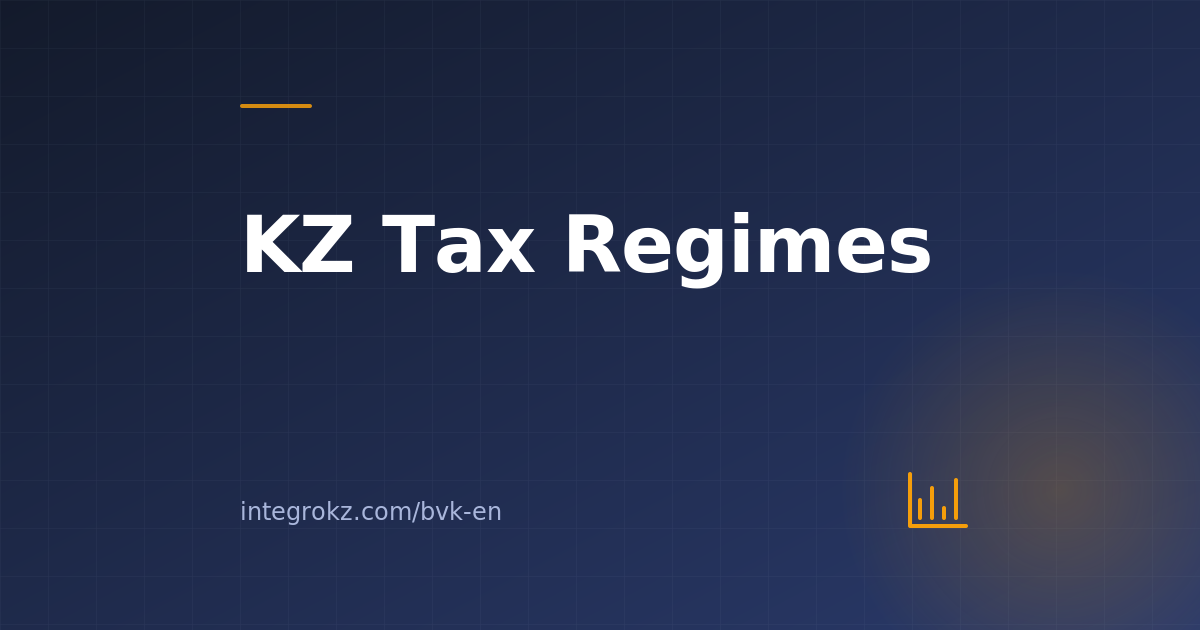 Corporate income tax, simplified SNR and patent regimes for Kazakhstan LLPs in 2026