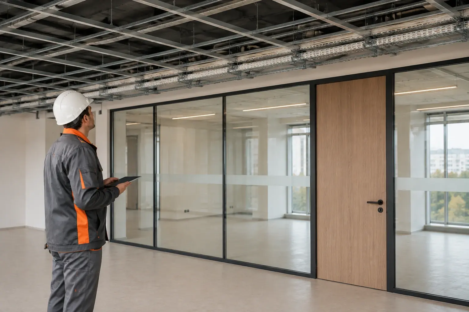 Слаботочные системы в современном помещении на стадии fit-out