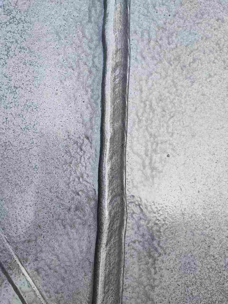 Герметизация швов по вальцу материалами высокой прочности и износостойкости