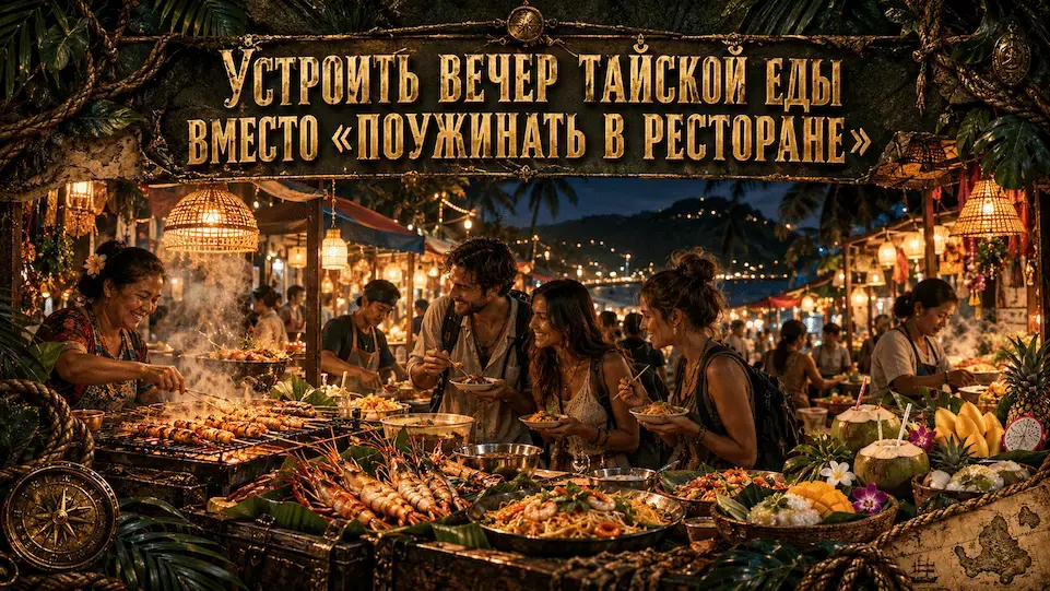 Вечер тайской еды на Самуи — уличные блюда, морепродукты и местные рынки