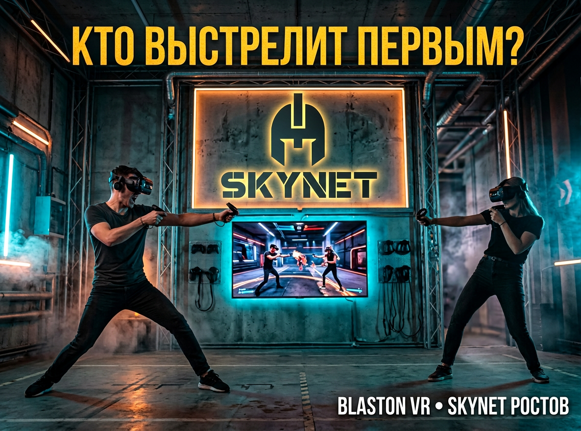 Тимбилдинг и корпоративный турнир в VR-клубе Скайнет