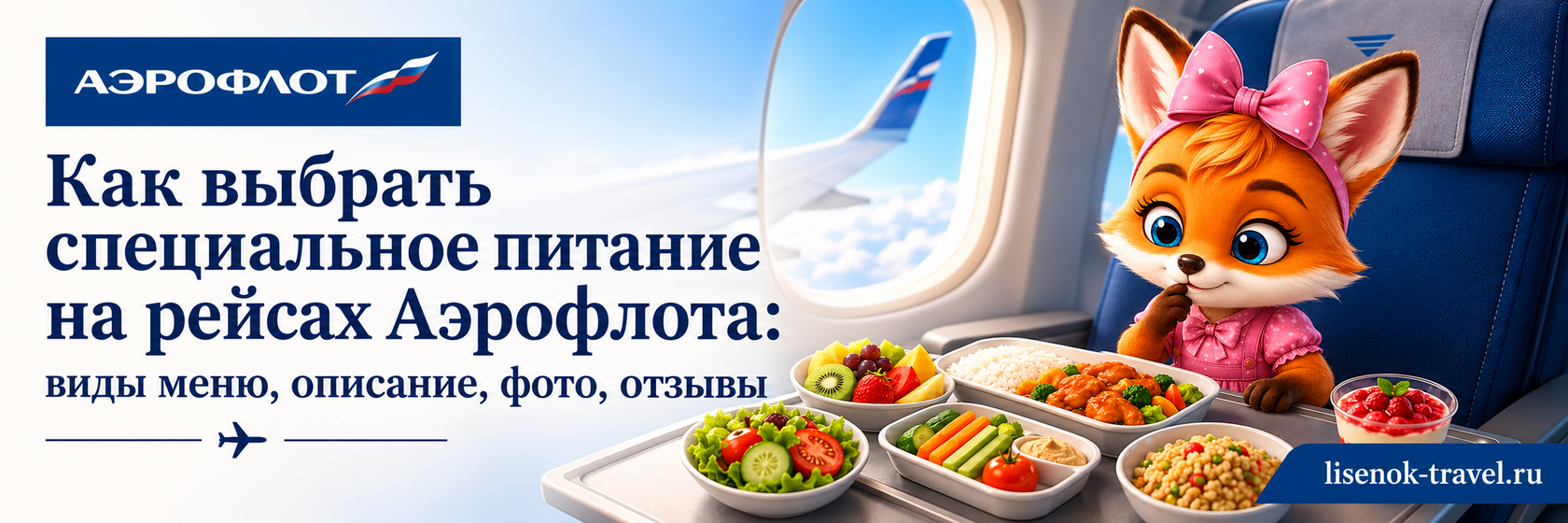Специальное питание на рейсах Аэрофлота 
