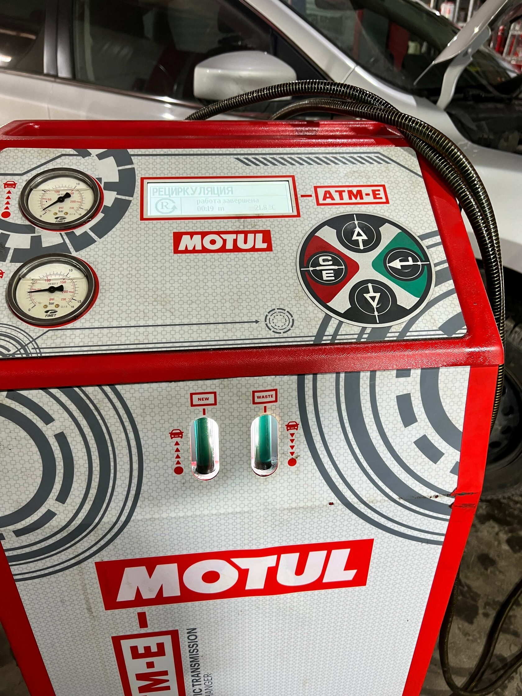 Чистое масло в вариаторе Nissan Sentra