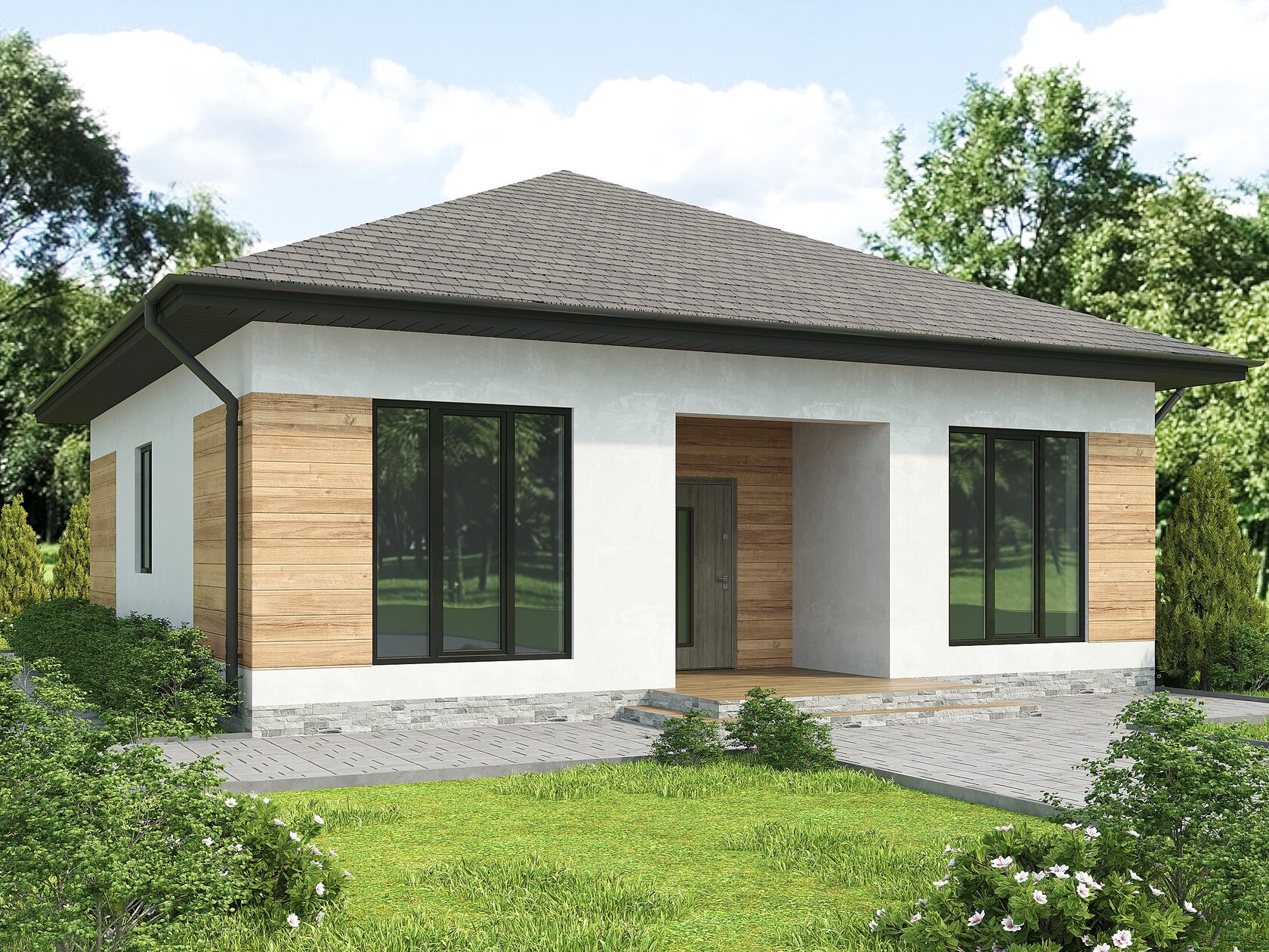 Металлический дом в Тимашевска проекты